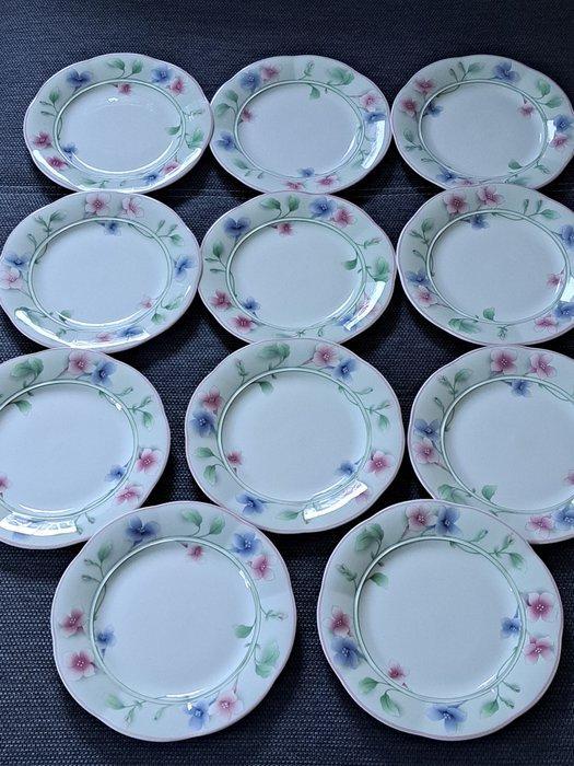 Villeroy & Boch - Ontbijtbord (11) - Viola - Botanisch, Antiek en Kunst, Antiek | Meubels | Tafels