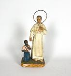 sculptuur, Figura de Barro de un Santo Misionero en África -, Antiek en Kunst