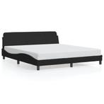 Bedframe 180x200 Zwart | Stijlvol Slapen | Retourdeal, Zwart, Ophalen of Verzenden, 180 cm, 200 cm
