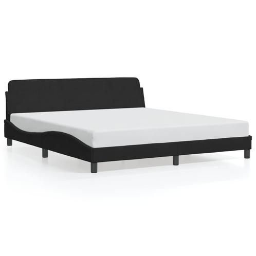 Bedframe 180x200 Zwart | Stijlvol Slapen | Retourdeal, Huis en Inrichting, Slaapkamer | Bedden, 180 cm, 200 cm, Zwart, Nieuw, Metaal