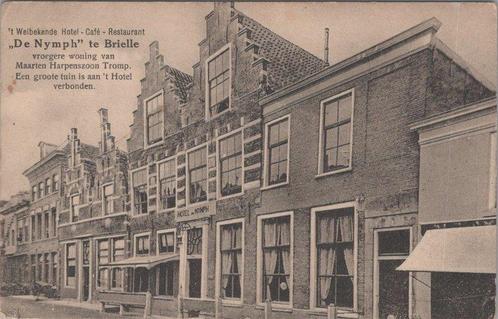 BRIELLE - t Welbekende Hotel - Café - Restaurant De Nymph..., Verzamelen, Ansichtkaarten | Nederland, Verzenden