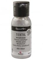 Textielverf Metallic Stoffenverf Zilver 34 ml, Hobby en Vrije tijd, Knutselen, Ophalen of Verzenden, Nieuw