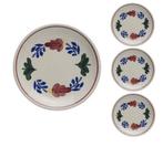 Boerenbont Gebaksbord  diameter 16cm set 4 stuks Aardewerk, Verzenden, Nieuw