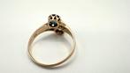 Ring - 14 karaat Geel goud Diamant (Natuurlijk) - Saffier, Sieraden, Tassen en Uiterlijk, Ringen, Nieuw
