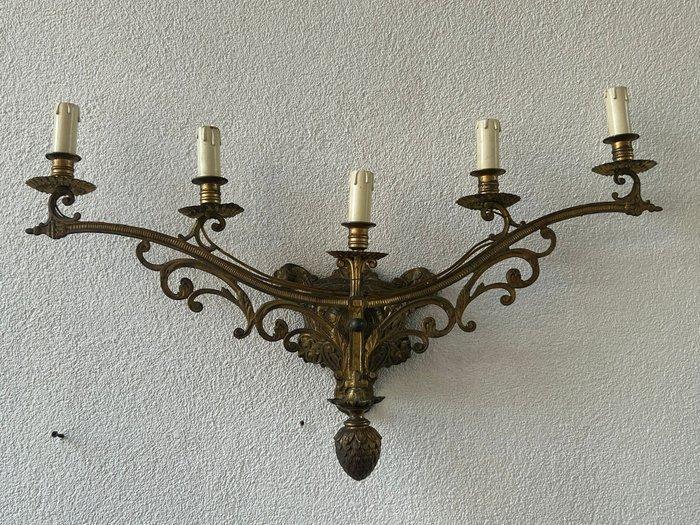 Wandkandelaar - Brons, Antiek en Kunst, Antiek | Overige Antiek
