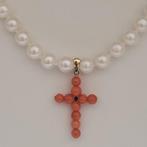 Zonder minimumprijs - Ketting met hanger - 18 karaat Geel