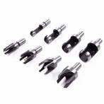 Hofftech Proppenboor set - Rechte en tapse boren - 8-deli..., Ophalen of Verzenden, Nieuw