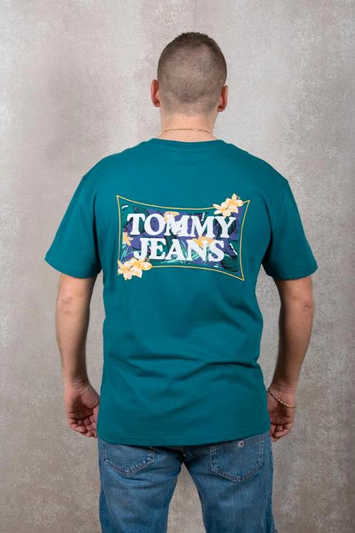 -30% Tommy Hilfiger  Tommy Hilfiger Reg flower power tee  ma, Kleding | Heren, T-shirts, Blauw, Nieuw, Verzenden