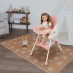 Verstelbare baby kinderstoel met dubbel dienblad, Verzenden, Nieuw