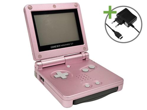 Gameboy Advance SP Pink, Spelcomputers en Games, Spelcomputers | Nintendo Game Boy, Zo goed als nieuw, Ophalen of Verzenden