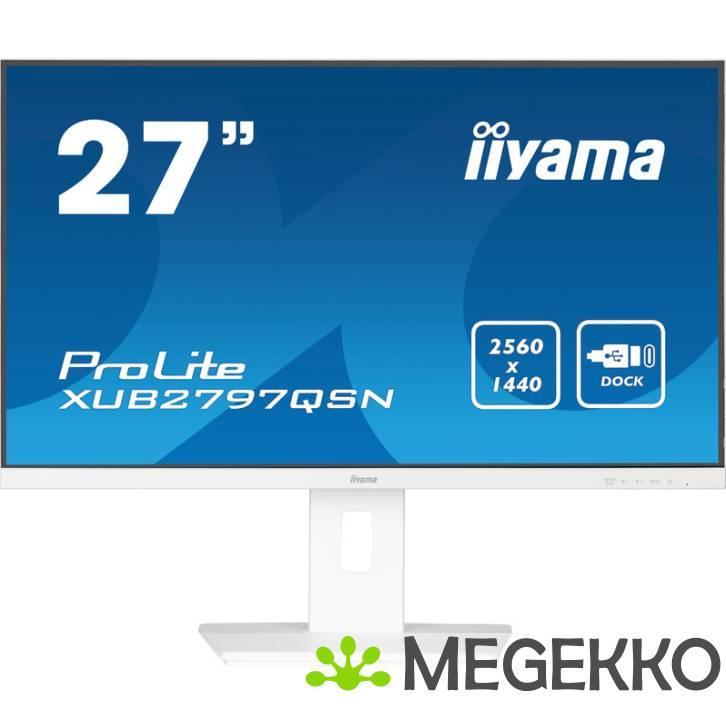 Iiyama ProLite XUB2797QSN-W2 27  Quad HD 100Hz USB-C IPS, Computers en Software, Monitoren, Nieuw, Verzenden