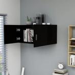 Hangkast 80x39x40 cm spaanplaat zwart (Kasten, Interieur), Huis en Inrichting, Verzenden