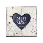 *fotolijst koe hart zwart/wit 20x20cm*, Verzenden, Nieuw