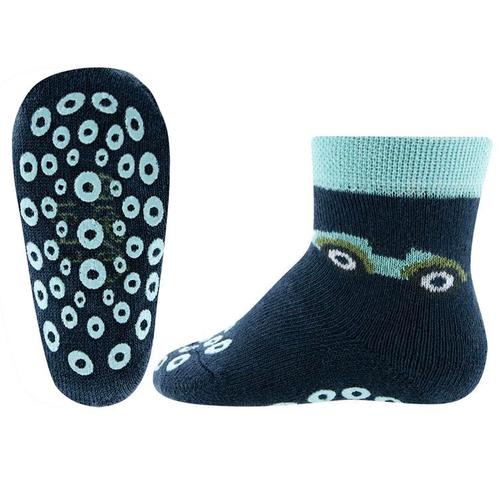 Antislipsok Ewers Raceauto met Turquoise en Groen - Sok Donk, Kinderen en Baby's, Babykleding | Schoentjes en Sokjes, Jongetje