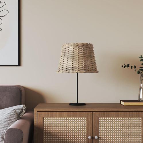 vidaXL Lampenkap Ø30x20 cm wicker bruin, Huis en Inrichting, Lampen | Lampenkappen, Bruin, Nieuw, Verzenden