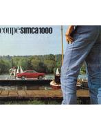 1964 SIMCA 1000 COUPË BROCHURE NEDERLANDS, Nieuw, Author