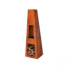 Geroba vuurkachel Beroga 350x350x1000mm - Cortenstaal