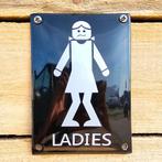 Ladies toilet emaille bord, Verzenden, Nieuw