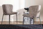 Eetkamerstoel - Madeleine - Donkergrijs - Boucle - Jörn, Huis en Inrichting, Stoelen, Verzenden, Nieuw