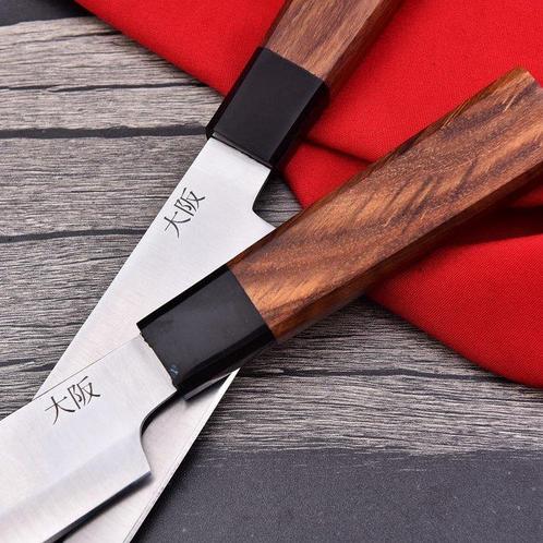 Keukenmes - Chefs knife - Japanse stijl-PT-46 - Hout, Staal, Antiek en Kunst, Antiek | Keukenbenodigdheden
