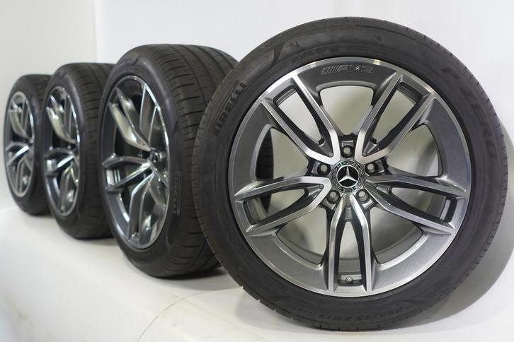 Mercedes GT 43 53 63 AMG X290 19 inch velgen Pirelli Zomerba, Auto-onderdelen, Banden en Velgen, Velg(en), Gebruikt, 19 inch, Zomerbanden