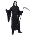 Magere Hein kostuum zwart met masker - Halloween kleding o.., Nieuw, Verzenden
