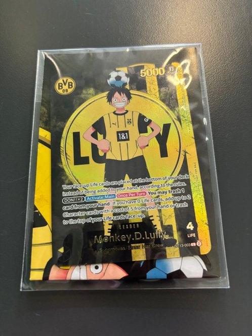 Bandai - 1 Card - One Piece - Monkey D. Luffy, Hobby en Vrije tijd, Verzamelkaartspellen | Overige