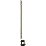 Rvs Vlaggenstok 39cm met Houder voor Railing 22-25mm, Watersport en Boten, Ophalen of Verzenden, Nieuw