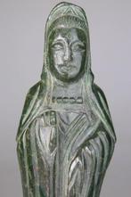 Beeldhouwwerk Figuur Beeldje Sculptee Kwanyin - Donkergroen