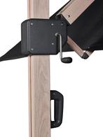 Icon zweefparasol 350x350 cm oak mast faded black, Ophalen of Verzenden, Nieuw