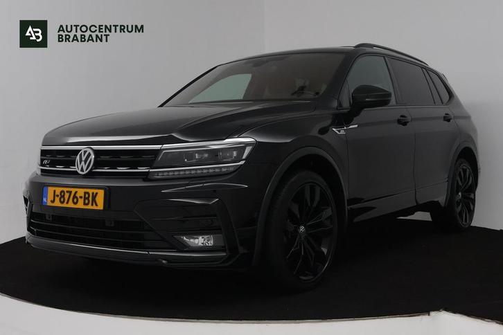 Zakelijke Lease |  Volkswagen Tiguan Allspace 1.5 TSI Highli, Auto's, Volkswagen, Onderhoudsboekje, Lease, Zwart, Automaat, SUV of Terreinwagen