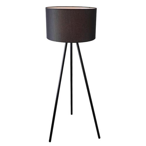 Moderne vloerlamp zwart, Janou, met schakelaar, Huis en Inrichting, Lampen | Vloerlampen, Nieuw, Stof, 150 tot 200 cm, Ophalen of Verzenden