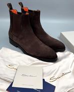 Santoni UK8,5-Burnished Suède-€750 - Chelsea boots - Maat:, Kleding | Heren, Schoenen, Nieuw