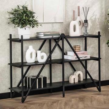 *WOONWINKEL* Open Kast Industrieel Met Planken