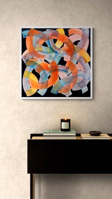 Golden Boy (2000) - CERCLES BRISES (1/1 - ORIGINAL ARTWORK), Antiek en Kunst, Kunst | Schilderijen | Modern