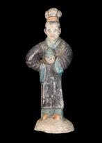 Oud-Chinees Terracotta Vrouwelijk hofdienaar beeldje