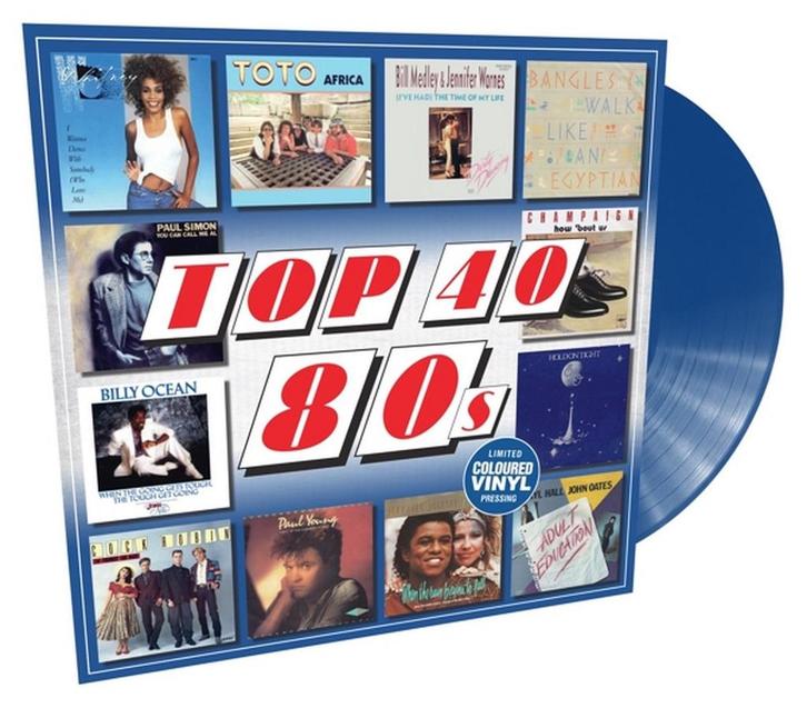 V/A - TOP 40 - 80s (coloured) (LP), Cd's en Dvd's, Vinyl | Overige Vinyl, Verzenden