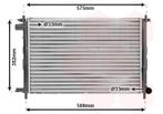 RADIATOR VOOR FORD FIESTA IV 1995-1999 1012955, Ophalen of Verzenden, Nieuw