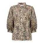 -13% Geisha  Geisha Blouse 53486-20 leopard  maat L, Kleding | Dames, Verzenden, Nieuw, Zwart