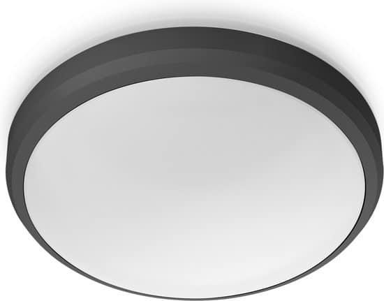 Philips Doris Ceiling - Zwart - IP54, Huis en Inrichting, Lampen | Plafondlampen, Zo goed als nieuw, Ophalen of Verzenden