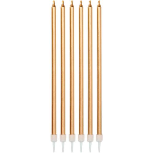 Bronzen Kaarsen 15cm 16st, Hobby en Vrije tijd, Feestartikelen, Nieuw, Verzenden