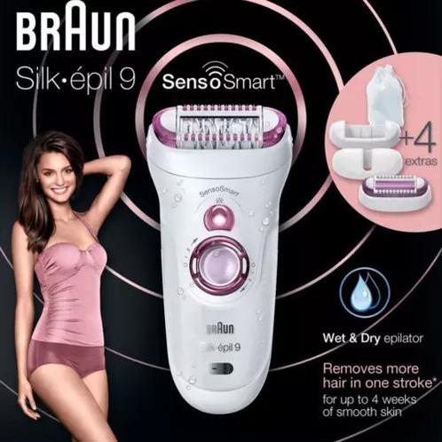 Braun Silk-épil 9 SensoSmart 9/700 Epilator (Trimmer), Sieraden, Tassen en Uiterlijk, Uiterlijk | Haarverzorging, Nieuw, Verzenden