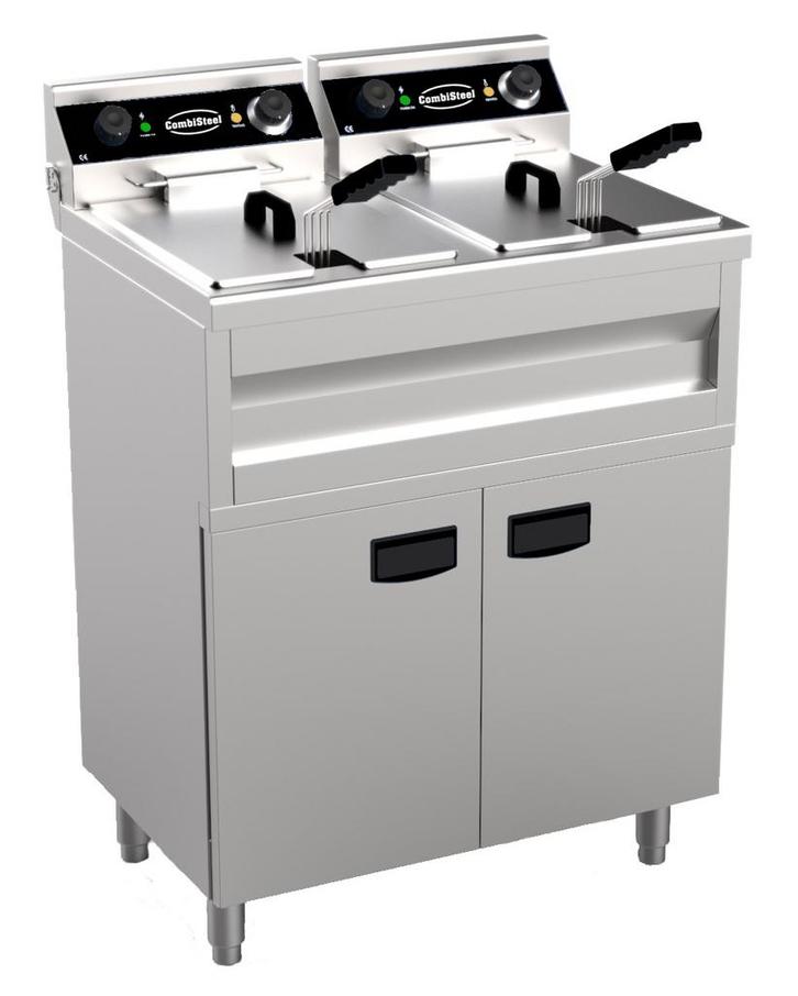 Combisteel friteuse | 2x9 liter | elektrisch | 230V, Zakelijke goederen, Horeca | Keukenapparatuur, Nieuw in verpakking, Fornuis, Frituur en Grillen