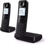 Philips Draadloze Telefoon D2752B/12 - DECT - 2 Handsets - H, Telecommunicatie, Vaste telefoons | Handsets en Draadloos, Zo goed als nieuw