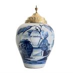 Tabakspot - Aardewerk - Delfts Blauw-VOC-18e eeuw, Antiek en Kunst