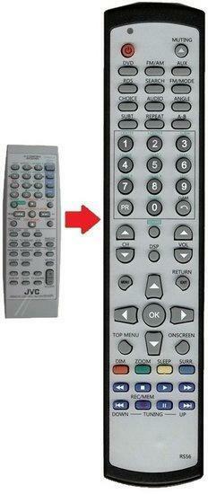 Alternatieve JVC RM-STHP7R afstandsbediening, Audio, Tv en Foto, Afstandsbedieningen, Verzenden