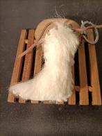 Sleutelhanger hand gemaakt - runder leer - cowboy laars, Verzenden, Nieuw