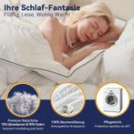 Donsdeken - Dons dekbed - 4 seizoenen - 155x220 cm - Wit - B, Verzenden, Zo goed als nieuw