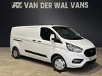 Ford Transit Custom 2.0 TDCI L2H1 Euro6 Airco | Camera | Nav, Stof, Gebruikt, Wit, Dealer onderhouden