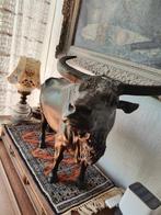 Onbekend - Beeld, Bronzen stier - 50 cm - Gepatineerd brons